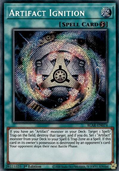 Artifact Ignition [BLAR-EN074] Secret Rare - Board Wipe