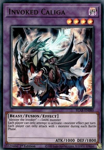 Invoked Caliga [BLAR-EN080] Ultra Rare - Board Wipe