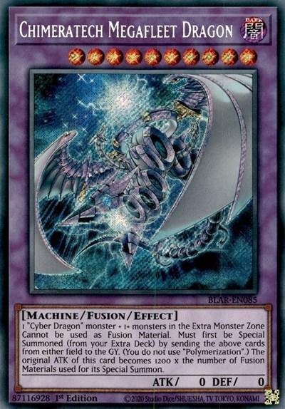 Chimeratech Megafleet Dragon [BLAR-EN085] Secret Rare - Board Wipe