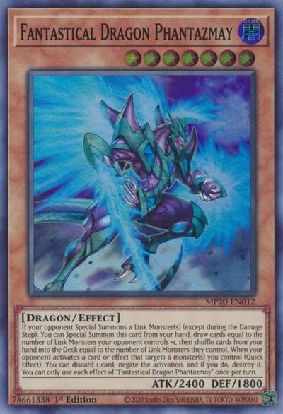 Fantastical Dragon Phantazmay [MP20-EN012] Super Rare - Board Wipe