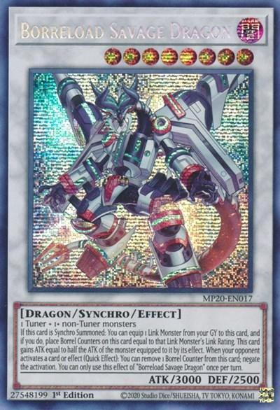 Borreload Savage Dragon [MP20-EN017] Prismatic Secret Rare - Board Wipe