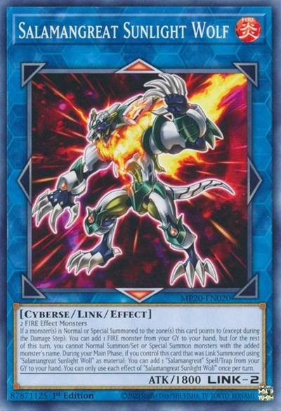 Salamangreat Sunlight Wolf [MP20-EN020] Common - Board Wipe