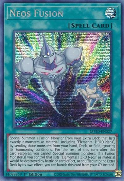 Neos Fusion [MP20-EN027] Prismatic Secret Rare - Board Wipe