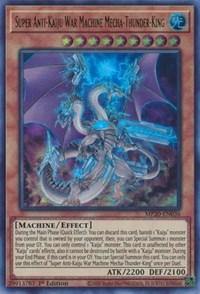 Super Anti-Kaiju War Machine Mecha-Thunder-King [MP20-EN036] Ultra Rare - Board Wipe