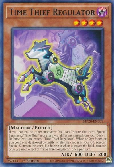 Time Thief Regulator [MP20-EN039] Rare - Board Wipe
