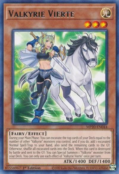 Valkyrie Vierte [MP20-EN044] Rare - Board Wipe