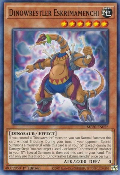 Dinowrestler Eskrimamenchi [MP20-EN052] Common - Board Wipe