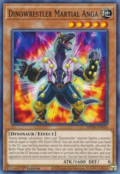 Dinowrestler Martial Anga [MP20-EN054] Common - Board Wipe