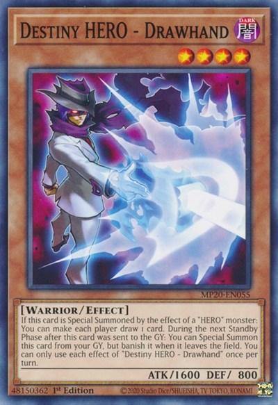 Destiny HERO - Drawhand [MP20-EN055] Common - Board Wipe