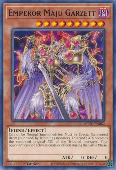 Emperor Maju Garzett [MP20-EN062] Rare - Board Wipe