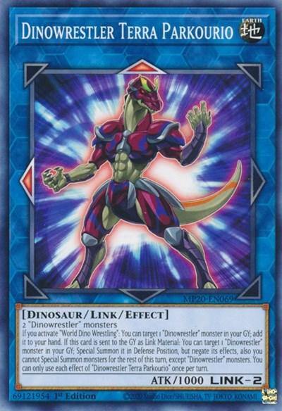 Dinowrestler Terra Parkourio [MP20-EN069] Common - Board Wipe