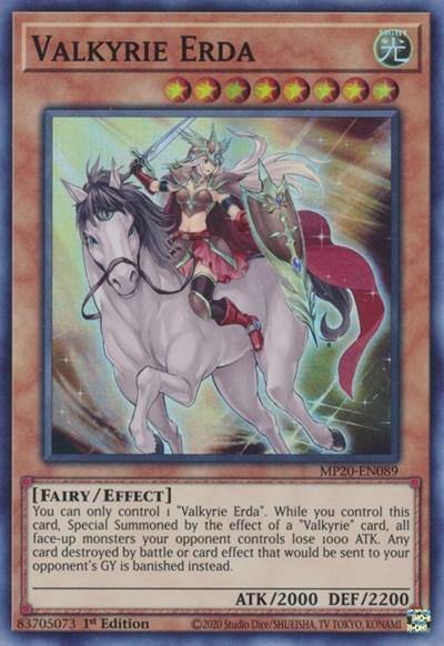 Valkyrie Erda [MP20-EN089] Super Rare - Board Wipe
