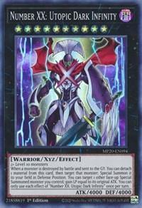 Number XX: Utopic Dark Infinity [MP20-EN094] Super Rare - Board Wipe