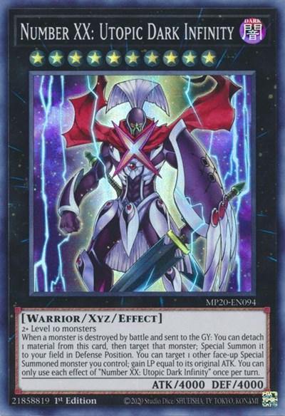 Number XX: Utopic Dark Infinity [MP20-EN094] Super Rare - Board Wipe