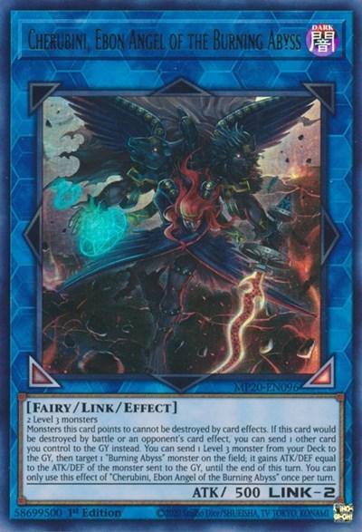 Cherubini, Ebon Angel of the Burning Abyss [MP20-EN096] Ultra Rare - Board Wipe