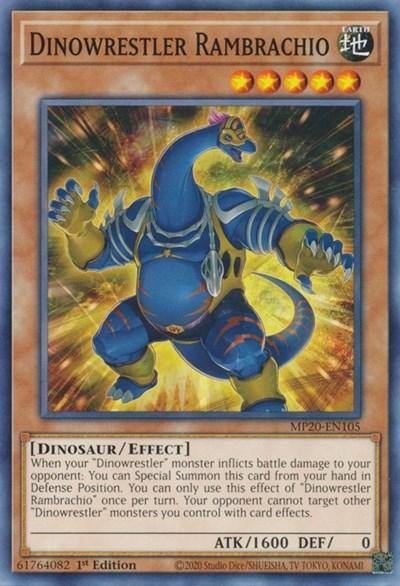 Dinowrestler Rambrachio [MP20-EN105] Common - Board Wipe
