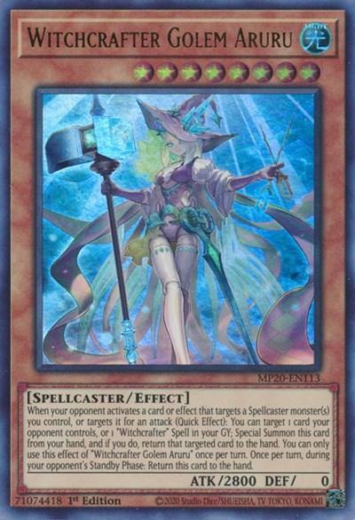 Witchcrafter Golem Aruru [MP20-EN113] Ultra Rare - Board Wipe