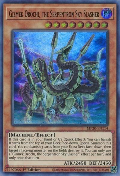 Gizmek Orochi, the Serpentron Sky Slasher [MP20-EN114] Ultra Rare - Board Wipe