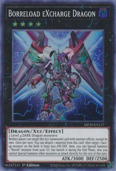 Borreload eXcharge Dragon [MP20-EN117] Super Rare - Board Wipe