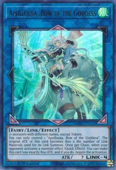 Apollousa, Bow of the Goddess [MP20-EN126] Ultra Rare - Board Wipe
