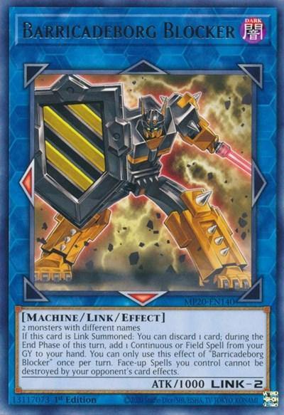 Barricadeborg Blocker [MP20-EN140] Rare - Board Wipe