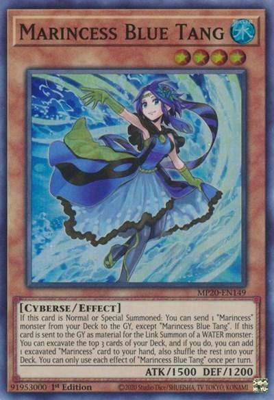 Marincess Blue Tang [MP20-EN149] Super Rare - Board Wipe