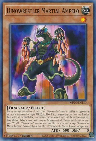 Dinowrestler Martial Ampelo [MP20-EN150] Common - Board Wipe