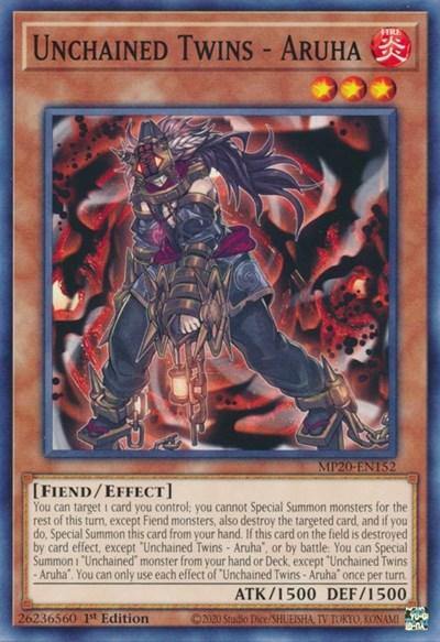 Unchained Twins - Aruha [MP20-EN152] Common - Board Wipe