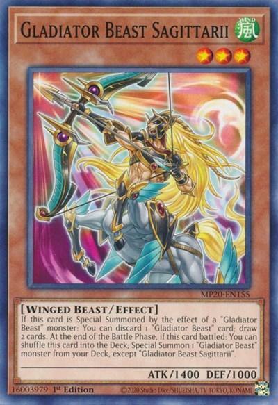 Gladiator Beast Sagittarii [MP20-EN155] Common - Board Wipe