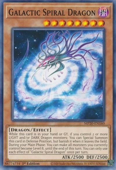 Galactic Spiral Dragon [MP20-EN160] Common - Board Wipe