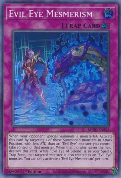 Evil Eye Mesmerism [MP20-EN243] Super Rare - Board Wipe