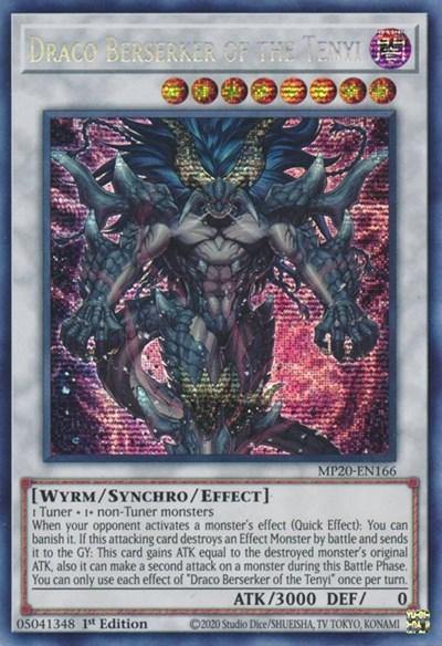 Draco Berserker of the Tenyi [MP20-EN166] Prismatic Secret Rare - Board Wipe