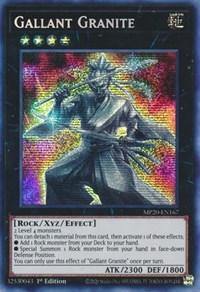 Gallant Granite [MP20-EN167] Prismatic Secret Rare - Board Wipe