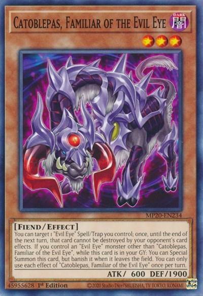Catoblepas, Familiar of the Evil Eye [MP20-EN234] Common - Board Wipe