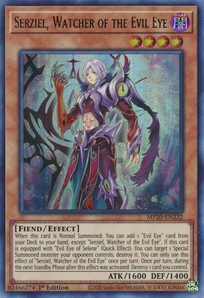 Serziel, Watcher of the Evil Eye [MP20-EN232] Ultra Rare - Board Wipe