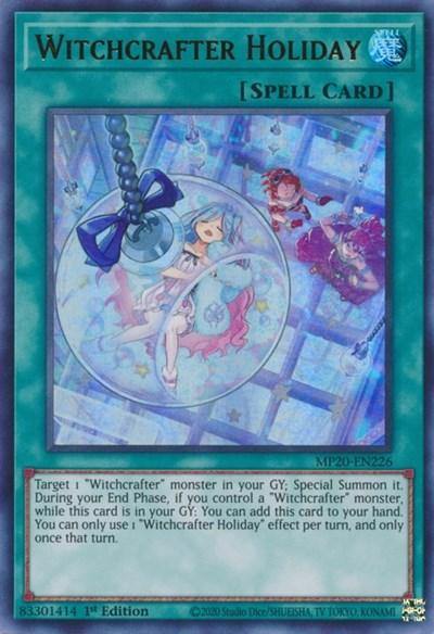 Witchcrafter Holiday [MP20-EN226] Ultra Rare - Board Wipe