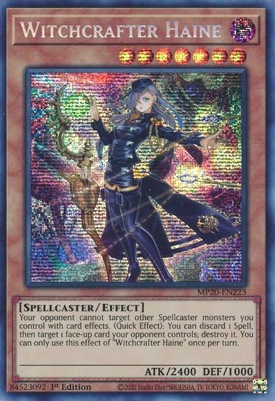 Witchcrafter Haine [MP20-EN223] Prismatic Secret Rare - Board Wipe