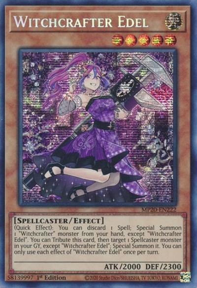 Witchcrafter Edel [MP20-EN222] Prismatic Secret Rare - Board Wipe