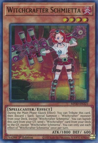 Witchcrafter Schmietta [MP20-EN221] Ultra Rare - Board Wipe