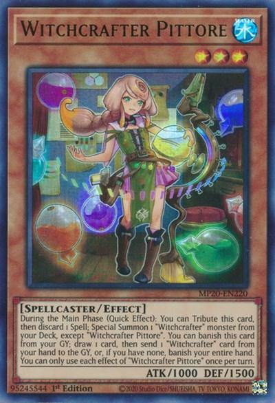Witchcrafter Pittore [MP20-EN220] Ultra Rare - Board Wipe