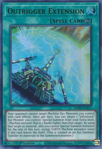 Outrigger Extension [MP20-EN217] Ultra Rare - Board Wipe
