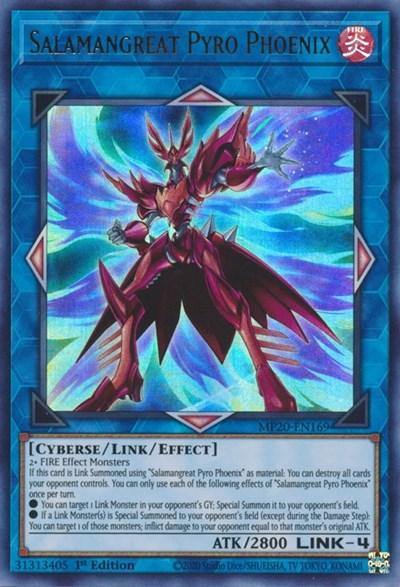 Salamangreat Pyro Phoenix [MP20-EN169] Ultra Rare - Board Wipe