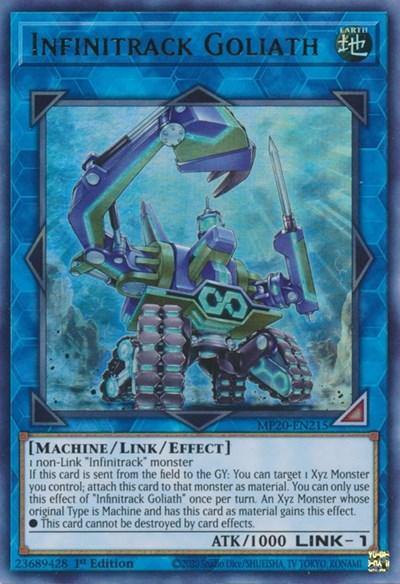 Infinitrack Goliath [MP20-EN215] Ultra Rare - Board Wipe