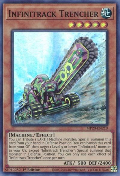 Infinitrack Trencher [MP20-EN210] Super Rare - Board Wipe