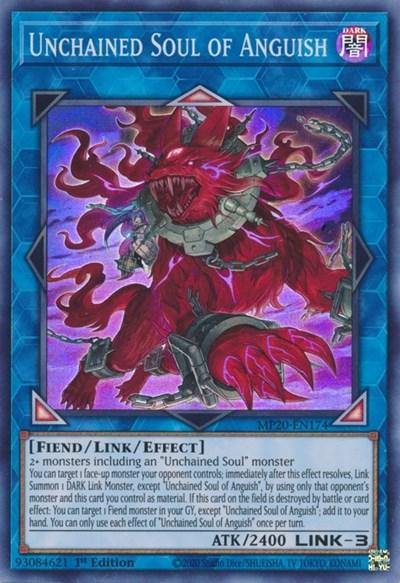 Unchained Soul of Anguish [MP20-EN174] Super Rare - Board Wipe