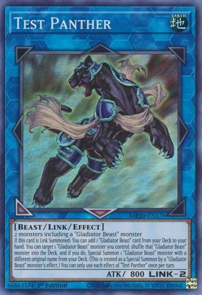 Test Panther [MP20-EN176] Super Rare - Board Wipe