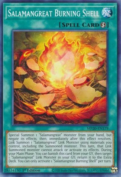 Salamangreat Burning Shell [MP20-EN179] Common - Board Wipe