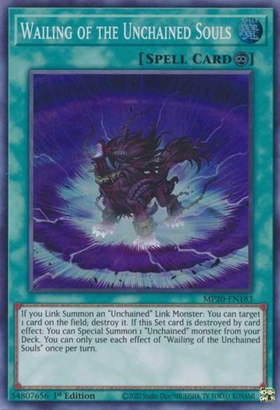 Wailing of the Unchained Souls [MP20-EN183] Super Rare - Board Wipe