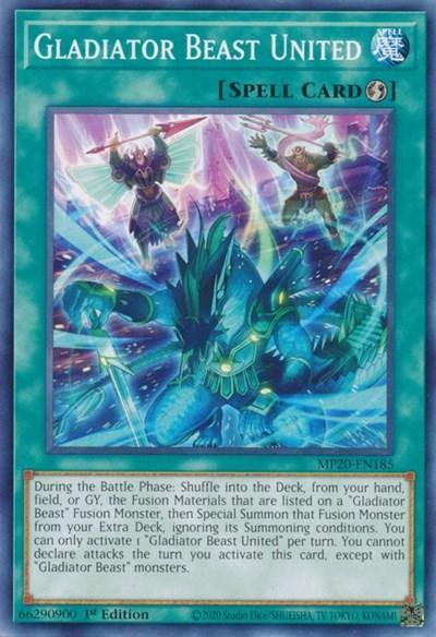 Gladiator Beast United [MP20-EN185] Common - Board Wipe