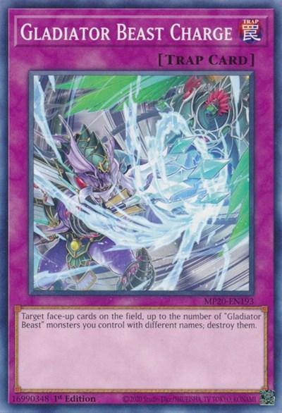Gladiator Beast Charge [MP20-EN193] Common - Board Wipe